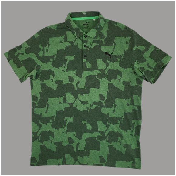 puma camouflage golf shirt